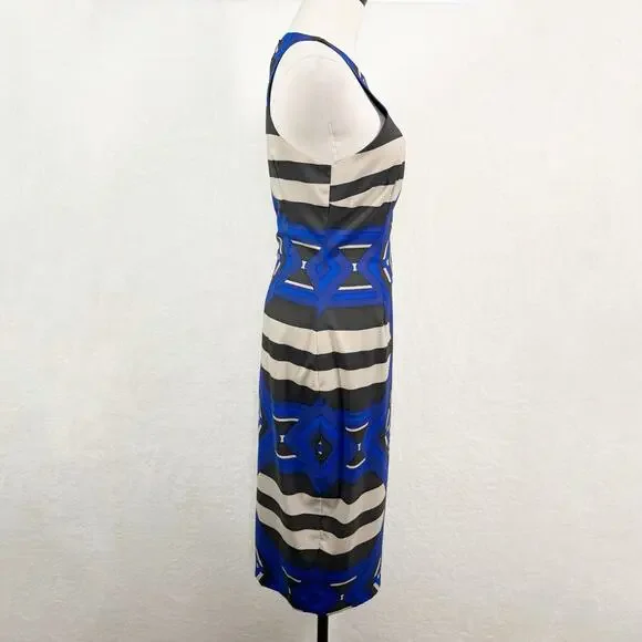 blue dress for baby girl MARA HOFFMAN Blue Multicolor Printed Strapless Mini Dress main image 0